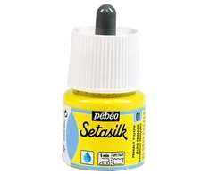 Šilko dažai - Pébéo - SetaSilk - 45 ml - Pagrindinė geltona - Davailable įvairių spalvų