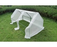 Šiltalysvė/plien. rėmas/armuota plėvelė 140g/m2 180x92x92cm balta