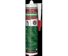 Šilumai atsparus silikoninis hermetikas MAKROFLEX TA 145, raudonos sp., 300 ml