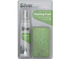 Silver Sidabrinis Batų valymo putos su kempinėle Universal Sidabrinis 125ml