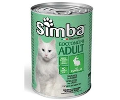 Monge Simba konservuotas pašaras katėms su triušiena 415g