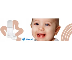 Simed Maitinimo buteliukas su silikoniniu žindeliu be BPA 140 ml pientraukiui