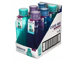 Sistema 725 ml kvadratinė gertuvė