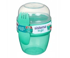 Sistema Capsule užkandžių talpyklė 515ml žalia