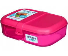 Sistema priešpiečių dėžutė 1100 ml rožinė