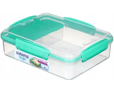 Sistema "snack Attack Duo" maisto dėžutė su skyreliais, 975ml