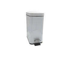 Šiukšlinė MD-0046 BALTA, 5 L siaura kvadratinė (310135)