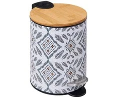 5five Simply Smart Šiukšliadėžė metalinė 3 l 22,5x17x23 cm bambukas Hapache 5Five 174913A