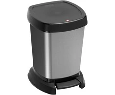 Šiukšliadėžė Paso 6L IML Metalik Carbon