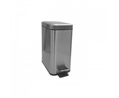 Šiukšlinė MD-0046 SATINAS, 5 L siaura kvadratinė (310136)