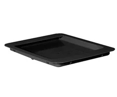 Šiukšliadėžės dangtis Avedore Plast Team 24.6x19.2cm juodas