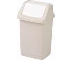 Šiukšlių dėžė CURVER CLICK IT, smėlio sp., 22,9 x 18,9 x 38,1 cm, 9 l
