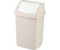 Šiukšlių dėžė CURVER CLICK IT, smėlio sp., 22,9 x 18,9 x 38,1 cm, 9 l