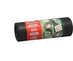 Šiukšlių maišai LDPE Merkant 10vnt./150l/80x110/pilki