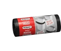 Šiukšlių maišai LDPE Merkant 20vnt./45l/55x70/juodi
