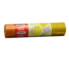 Šiukšlių maišai LDPE Merkant 5vnt./350L