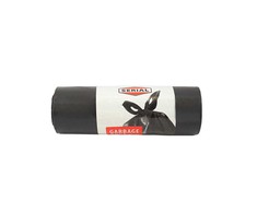 Šiukšlių maišai TRASH PANDA SERIAL, užrišami, juodos sp., 35 mikr., 100 l, 10 vnt.
