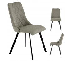 Šiuolaikinė minkšta kėdė svetainei Valgomojo Loft Olive K561 Halmar