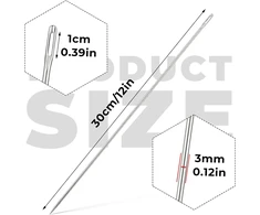 SIUVIMO ADAGA 30 CM STORIS 3 MM DIDELĖ APDAILĖS SIUVINĖJIMO AUSIS