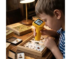 SKAITMENINIS MIKROSKOPAS VAIKAMS 1000x - SUPER EDUKACINIS LED VAIKŲ RINKINYS