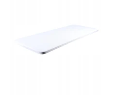 Skalbiamas spandex stalo užvalkalas vestuvėms, baltas, 183x76x76cm