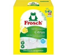 Skalbimo milteliai Frosch 1.45kg/22 plov.k. Citrus