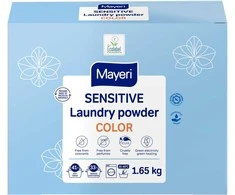 Skalbimo milteliai Mayeri 1.65kg Sensitive color