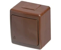 Skambučio mygtukas v/t Pawbol IP44 rudas