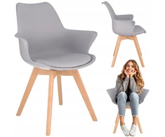 SKANDINAVIŠKĖ KĖDĖ svetainei VIRTUVĖ ECO LEATHER ORLEAN modernus JUMIhome