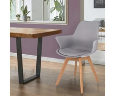 SKANDINAVIŠKĖ KĖDĖ svetainei VIRTUVĖ ECO LEATHER ORLEAN modernus JUMIhome