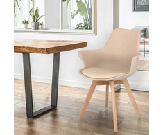 SKANDINAVIŠKĖ KĖDĖ svetainei VIRTUVĖ ECO LEATHER ORLEAN modernus JUMIhome