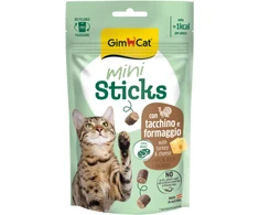 GIMCAT MINI STICKS WITH TURKEY &amp; CHEESE 50 G