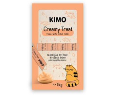 Tropical Kimo Cat skanėstas Creamy Tuna Tuna Goat Milk (4vnt*15g) 60g