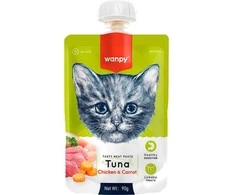 wanpy - Wanpy skanus kačių mėsos paštetas - tunas su vištiena ir morkomis 90g - 90g