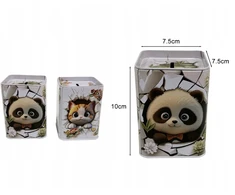 SKARBONKA metal panda i kotek 10x7,5 cm Gazelo