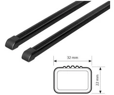 Skersiniai Quadra N15020 Nordrive 2 vnt./L120cm maks.100kg/aluminin.
