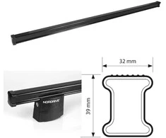 Skersinis komerciniam transportui Kargo N10005 Nordrive L135cm cinkuoto plieno