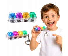 Skibi Store CLICKER MECHANINĖ KLAVIATŪRA LED ANTISTRESAS CLIKER FIDGET SWITCH RAKT.