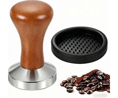 SKIRTA KAVAI 51 MM NERŪDIJANČIO PLIENO BARISTA stūmoklinis plokščias PROFESIONALUS MEDIENAS