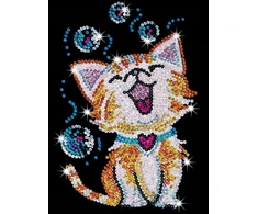 SKIRTŲ DAŽYMAS KATĖS KŪRYBINIS SequiN ART RINKINYS