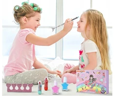 Skleplolki GROŽIO RINKINYS VAIKAMS Kosmetika ir papuošalai Akių šešėliai Nagų lakai Lūpų dažai
