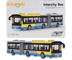 Skleplolki KONSTRUKCINIAI BLAKAI Šarnyrinio autobuso sunkvežimio modelis vaikams 415 vnt
