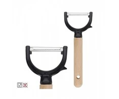 Kitchengo Bikuva.lt Skustukas daržovėms ARGOS Y 17cm Medinė Rankena
