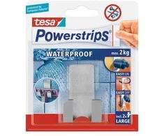 Skustuvo laikiklis TESA POWER STRIPS WATERPROOF Zoom, metalinis