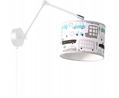 Skylighting LAMPA KINKIET ŚCIENNY REGULOWANY ABAŻUR AUTKA SAMOCHODY Z WŁĄCZNIKIEM LED