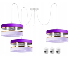 Skylighting Żyrandol Duża Lampa Spider Pająk Spyder Abażury 30cm LED Edison