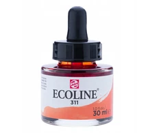 Skysta akvarelinė tušas - Royal Talens - Ecoline - 30 ml - Cinabrio spalva - Aukštos kokybės