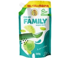 Skystas muilas Family 540ml/560g alavijas/žal.citrinos