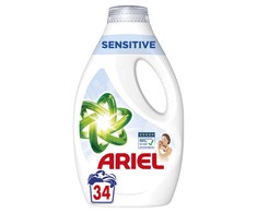 Skystas skalbiklis ARIEL Sensitive, 34 skalb., 1,7 l