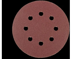 Šlifavimo diskelis CORTEX, 125 mm, 8 skylės, F100, su veliūru